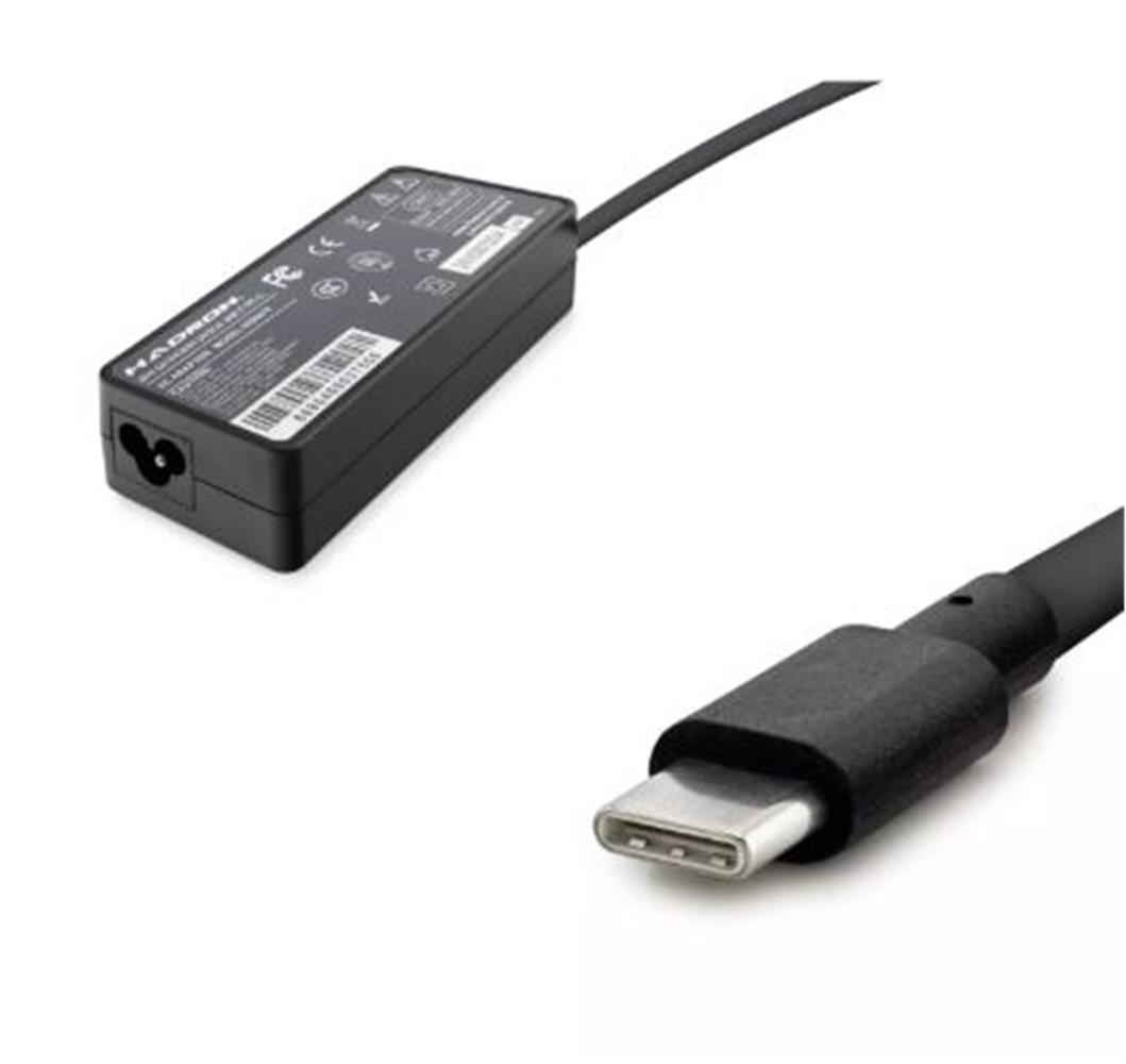 119207-1 Hadron HD8870 APPLE - ASUS - DELL - HP - LENOVO Uyumlu 20V 4.5A 90W Laptop Adaptörü (Type-C) Siyah - Görsel 1