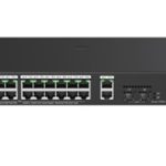 Ruijie-Reyee RG-ES228GS-LP 28 Port 10-100-1000 Yönetilebilir 2SFP 2Gigabit Uplink 24Port PoE+(250W)