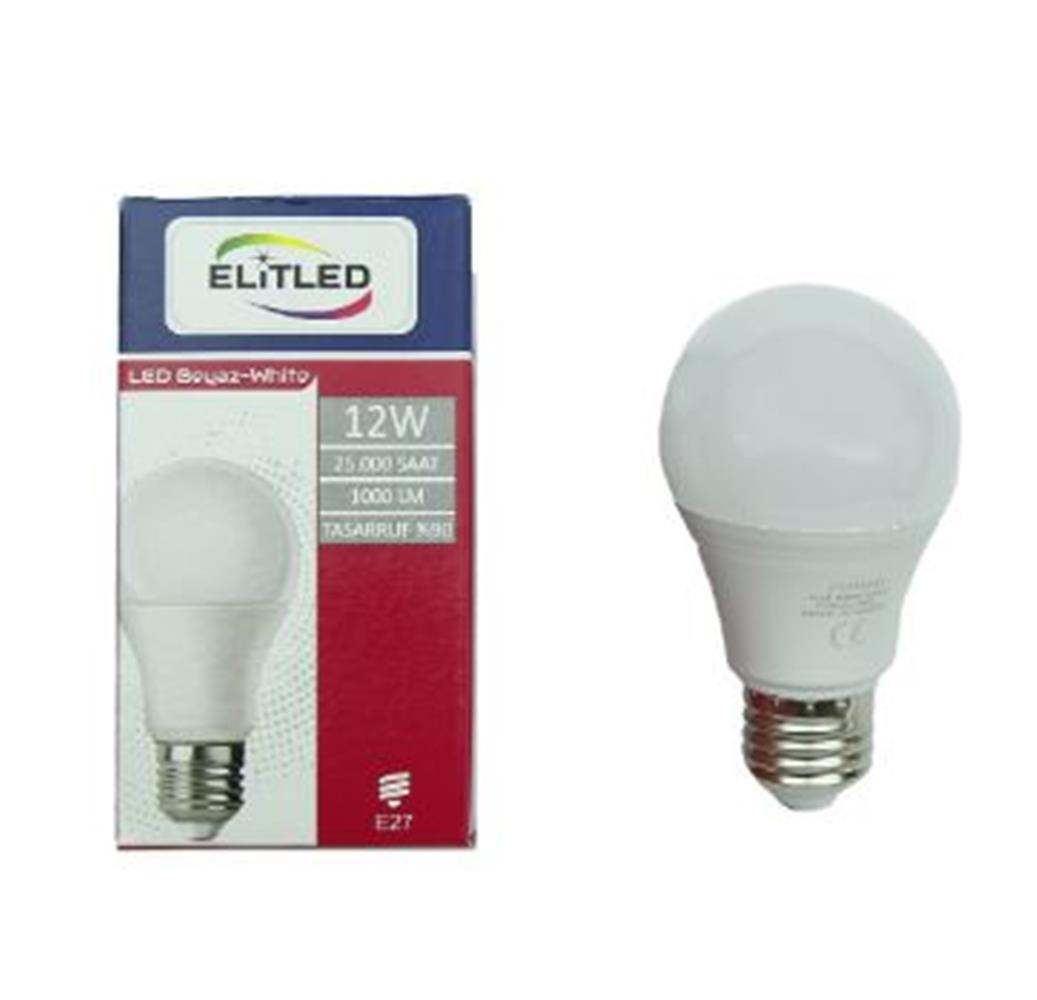 119314-1 ELİTLED 12W BEYAZ LED AMPUL - Görsel 1