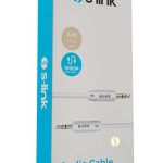 S-link SL-SP70 1m Beyaz 3.5mm Stereo Ses Kablosu