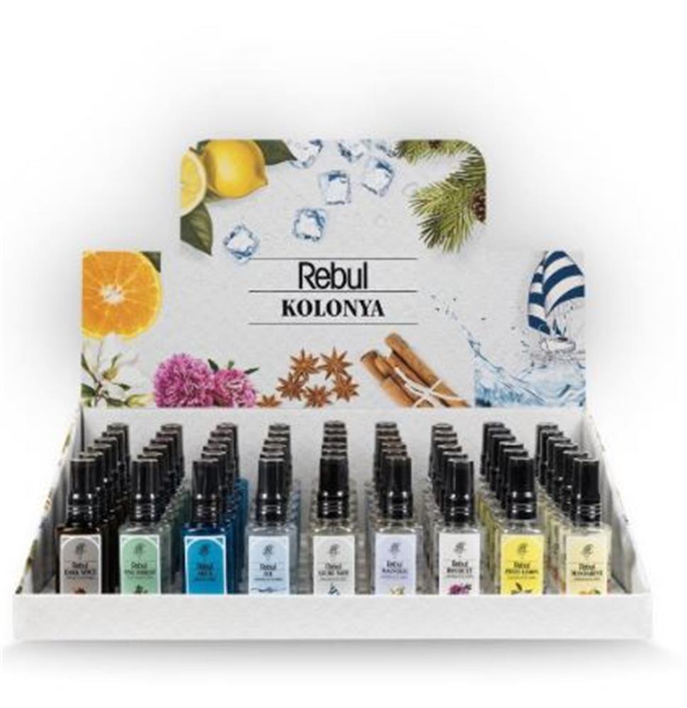 119582-1 Rebul 50ml 54 lü Set Kolonya - Görsel 1