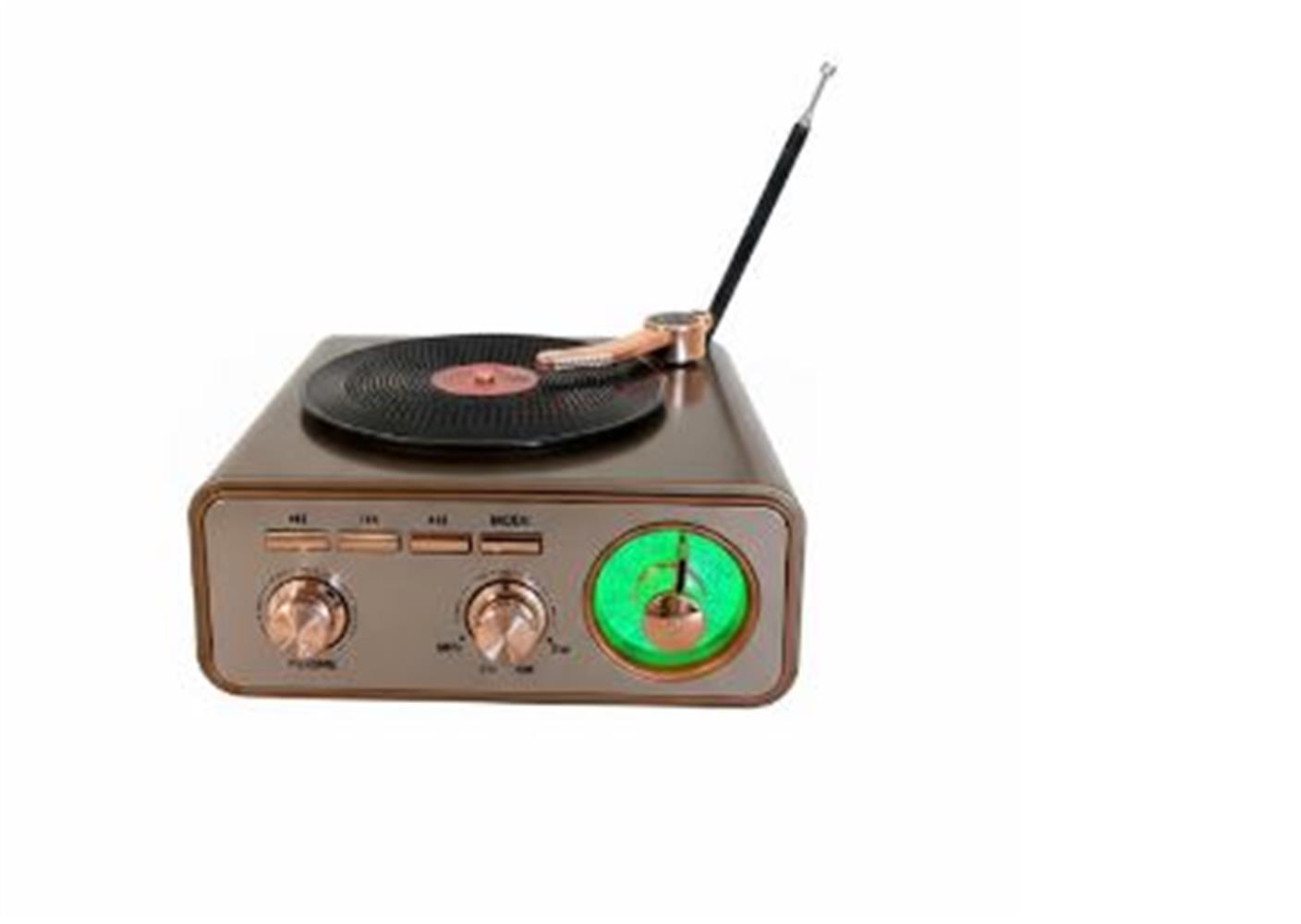119606-1 Everton Rt-713 Bluetooth Fm-Usb-Tf-Aux Şarjlı Nostaljik Radyo - Görsel 1