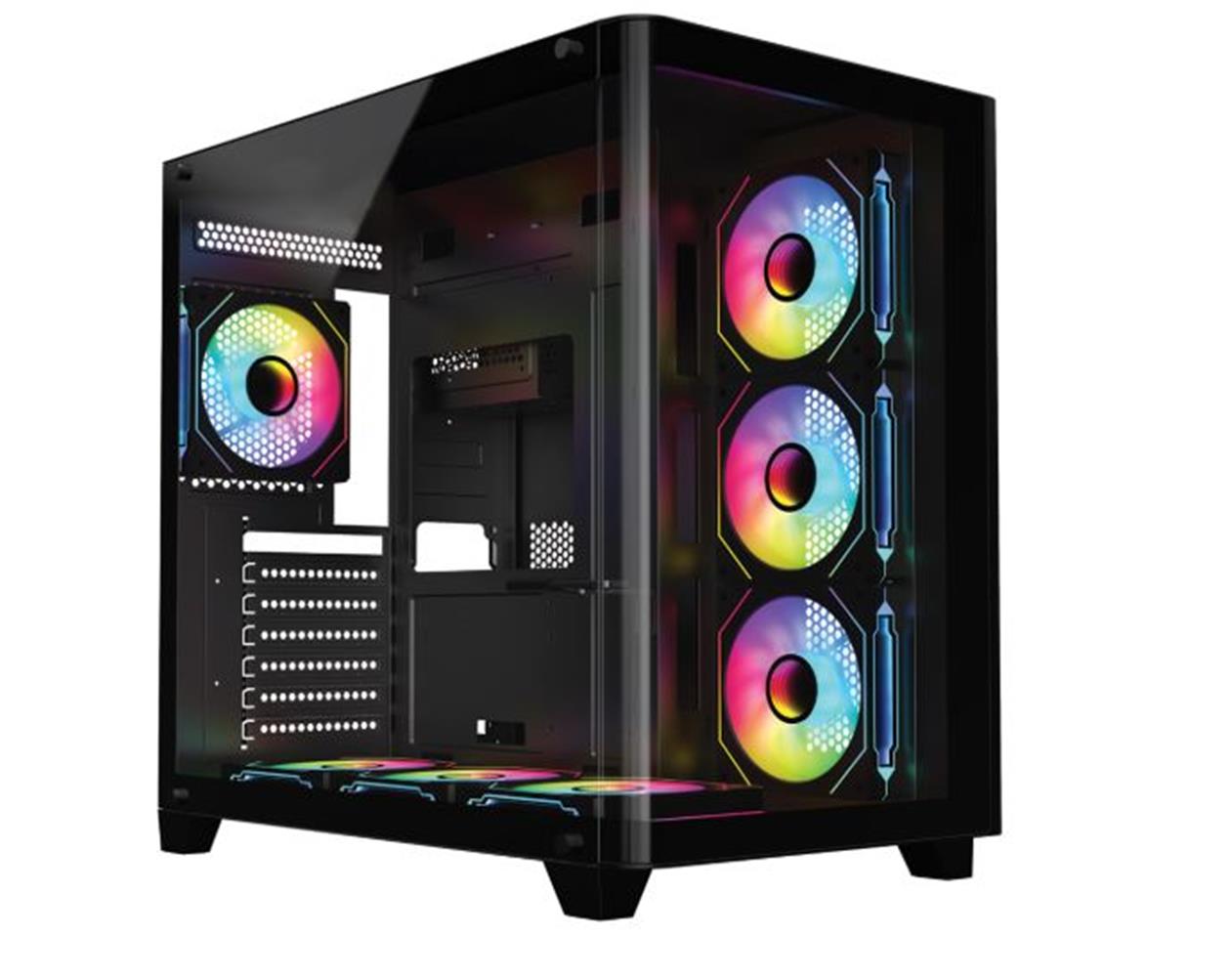120127-1 Frisby Fc-9545g 750w 80+ (bronze) Gaming Kasa 7x Argb Fan - Görsel 1
