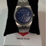 Swiss Plus Man Watch Premium Seri Model-1 ST3442AGS Blue-Silver(Kol Saati)
