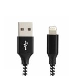 Vcom CU251 Lightning to USB 3m 12W (5V-2.4A) Örgülü Şarj Kablosu