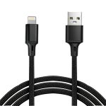 Vcom CU253 Lightning to USB 3m 10W (5V-2A) Örgülü Şarj Kablosu