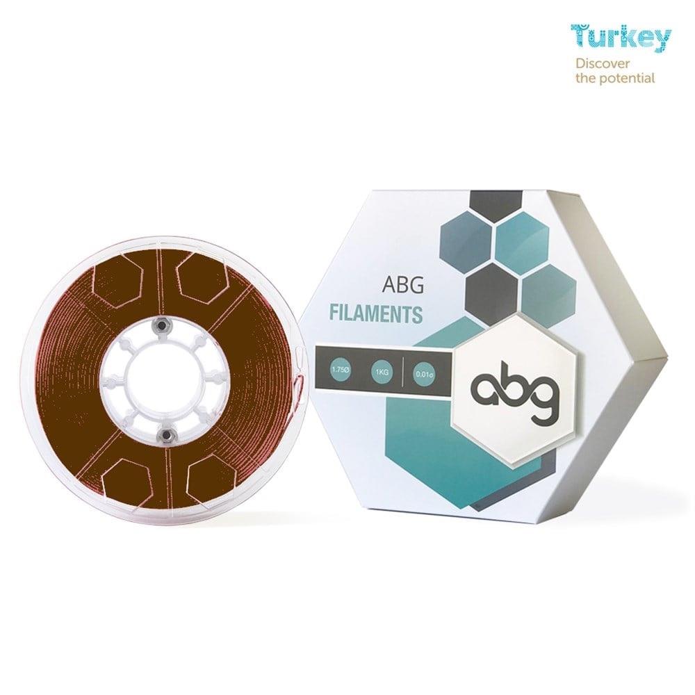 120346-1 Abg Pla Kahve Filament 1.75mm 1kg - Görsel 1