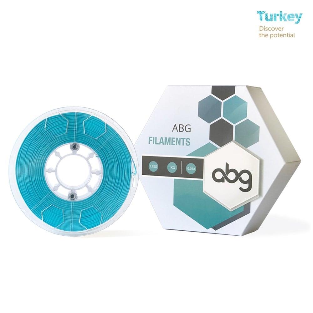 120354-1 Abg Pla Turkuaz Filament 1.75mm 1kg - Görsel 1