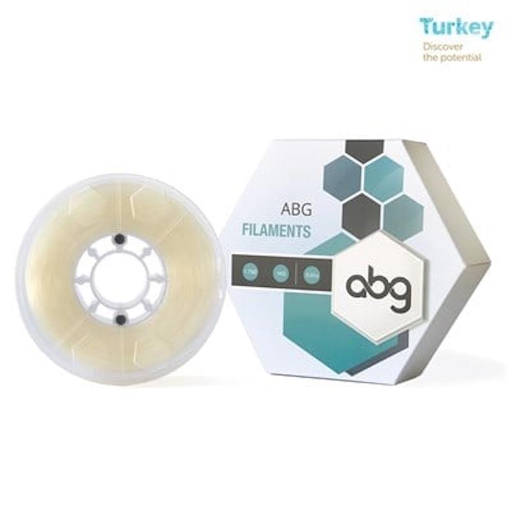 120386-1 Abg Abs Natural Filament 1.75mm 1kg - Görsel 1
