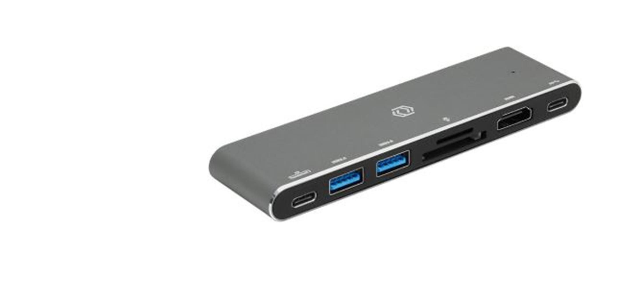 120424-1 Frisby FA-7714TC Çift USB Type-C™ Hub (Çoklu Bağlantı Noktası) - Görsel 1