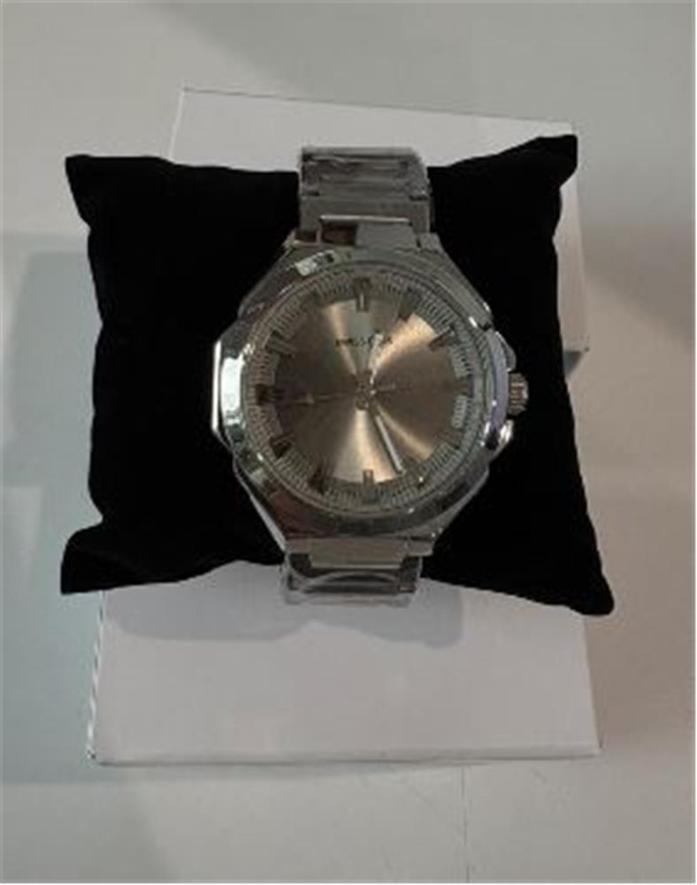 120493-1 Swiss Plus Man Watch Basic Seri Model-9 St3506ags Max Plus Silver-silver(kol Saati) - Görsel 1