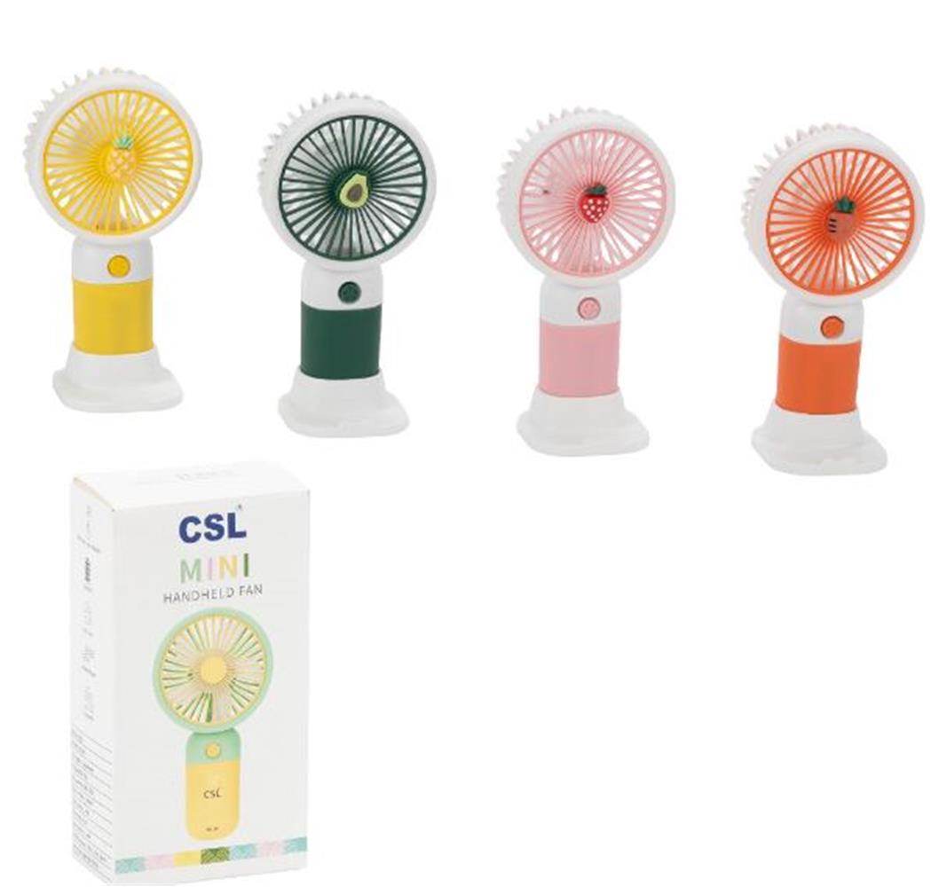 120548-1 CSL CS-38 Şarjlı Mini Fan Yeşil - Görsel 1