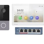 Hikvision DS-KIS213 7" 4 Tellli Analog Vİdeo İnterkom Kit