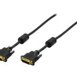 Frisby FA-7424DV DVI-DVI 3mt Kablo 24+5 pin Altın kaplama, Ferrit Core EMI-RFI filtreli 720p-1080