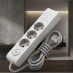 Mutlusan Ri-Tech 3lü 3mt Anahtarlı Şok Korumalı Grup Priz (001 175 370002 03 00)