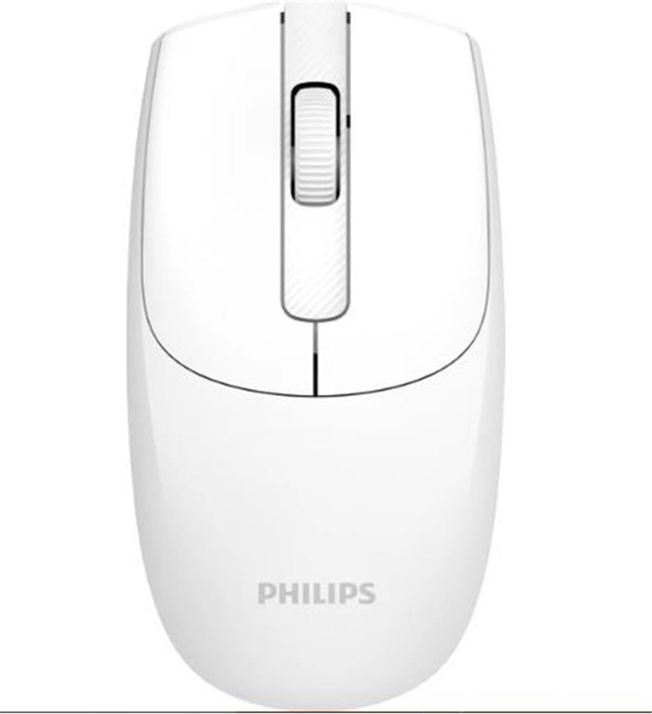 120971-1 Philips SPK7398W 1600DPI Kablosuz Sessiz Optik Beyaz Mouse - Görsel 1