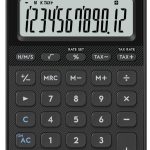 Casio MS-20YC-BK 12 Hane Siyah Masa Üstü Hesap Makinesi
