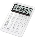 Casio MS-200DQ-WE 12 Hane Beyaz Üstü Hesap Makinesi