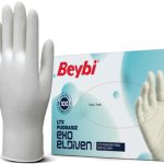 Beybi Lateks Pudrasız Eko (S) Small Beden Muayene Eldiven 100lü Paket