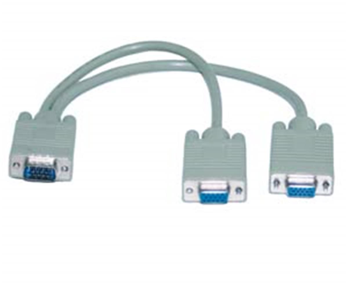 121314-1 Novacom Vga Y 2li Çoklayıcı Kablo - Görsel 1