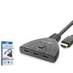 HADRON HDX7870 HDMI Switch 4K 60 Hz HDR 3 In 1 Out - Siyah