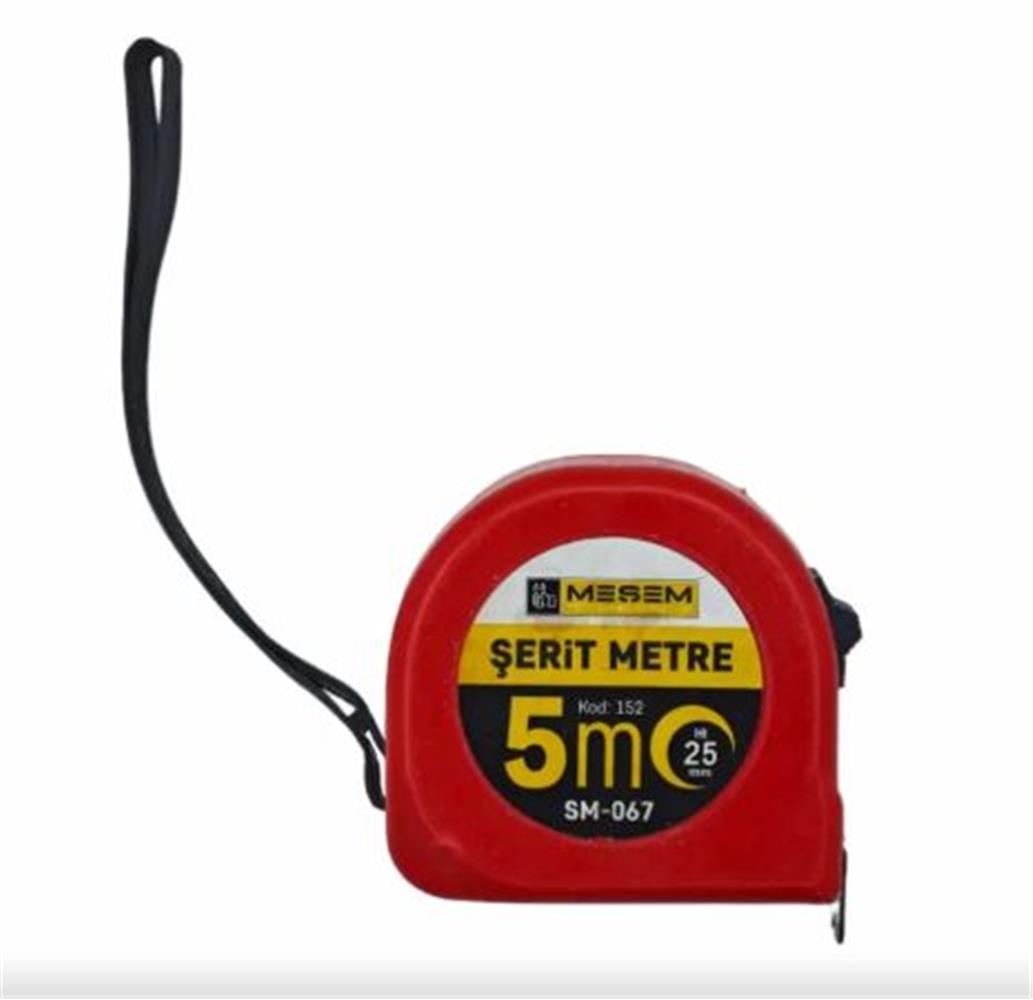 121441-1 Meşem Çelik Şerit Metre 5x25 Mm Sm-067 152 - Görsel 1