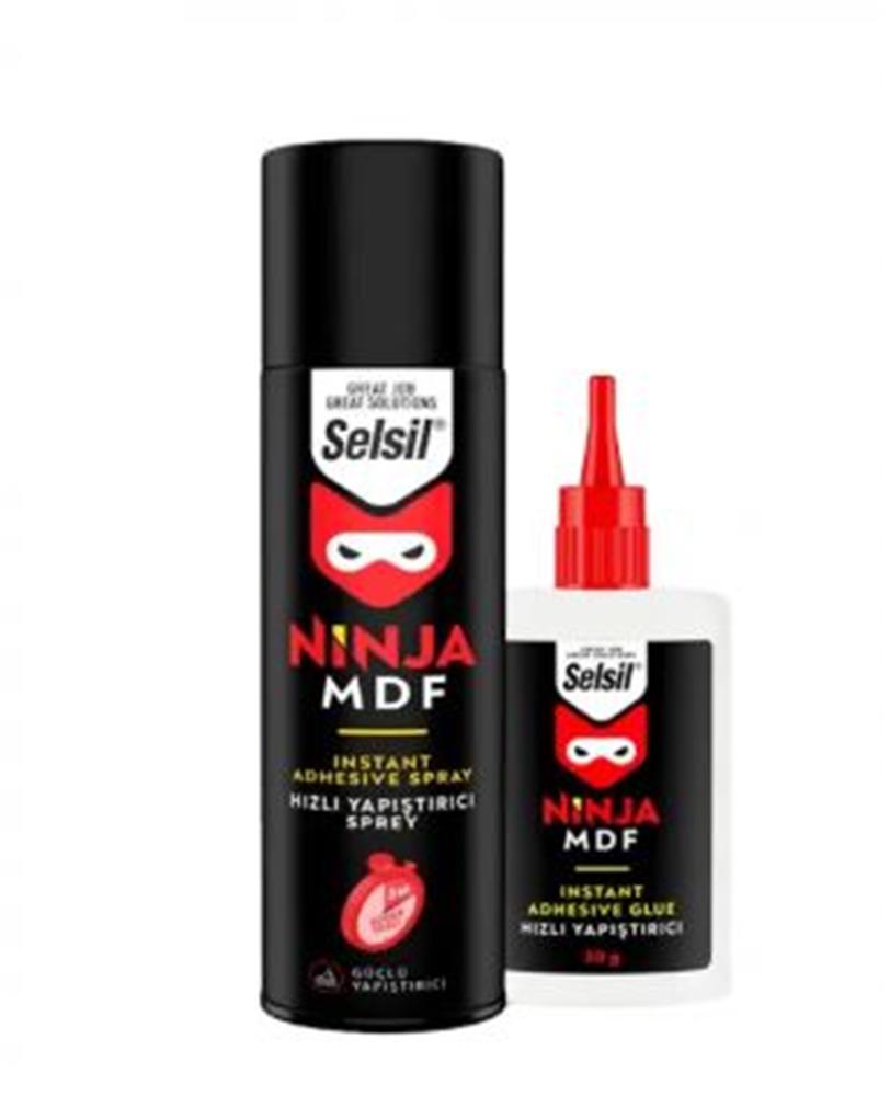121442-1 Selsil Mdf Kıt Hızlı Yapıştırıcı 200 Ml 2826 - Görsel 1