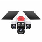 Joysee S3 9Mp AOR 4G 3.6mm+2x2.8mm 2 Solar Üç Kamera 19IR+18Led PTZ Kamera