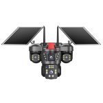 Joysee S4 12Mp AOR 2x3.6mm 2x2.8mm 4G 2 Solar Dört Kamera 22IR+12Led PTZ