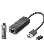 iETOP LAN03 USB 3.1 Type-C Gen1 Ethernet Adaptör Gigabit Siyah