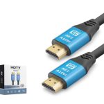NODAR ND4053 HDMI 2.0 Kablo 4K 60 Hz OD 8.0 mm 10 m Siyah Mavi