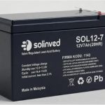 Solinved 12v 7AH Kuru Akü