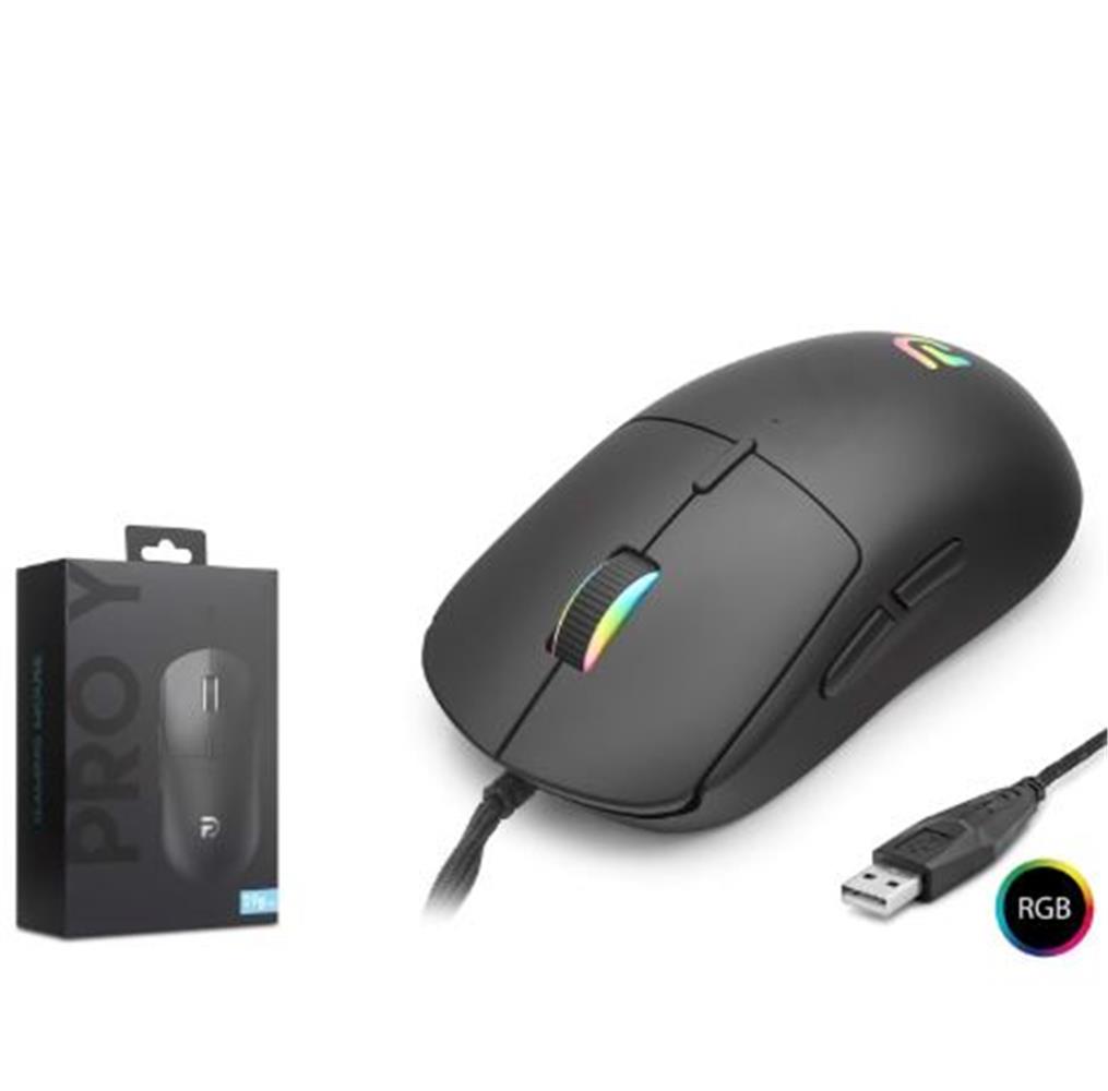 121740 GOOD PRO G100B RGB Gaming Mouse 3200 DPI 6 Tuş Siyah - Görsel 1