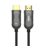 S-link SL-HM8K060 HDMI TO HDMI 60m v2.1 8K60 HZ 4K 120HZ Fiber Kablo