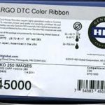 Fargo 045030 DTC1250e YMCKO Renkli Ribbon Tek Yüze 300 Renkli Baskı