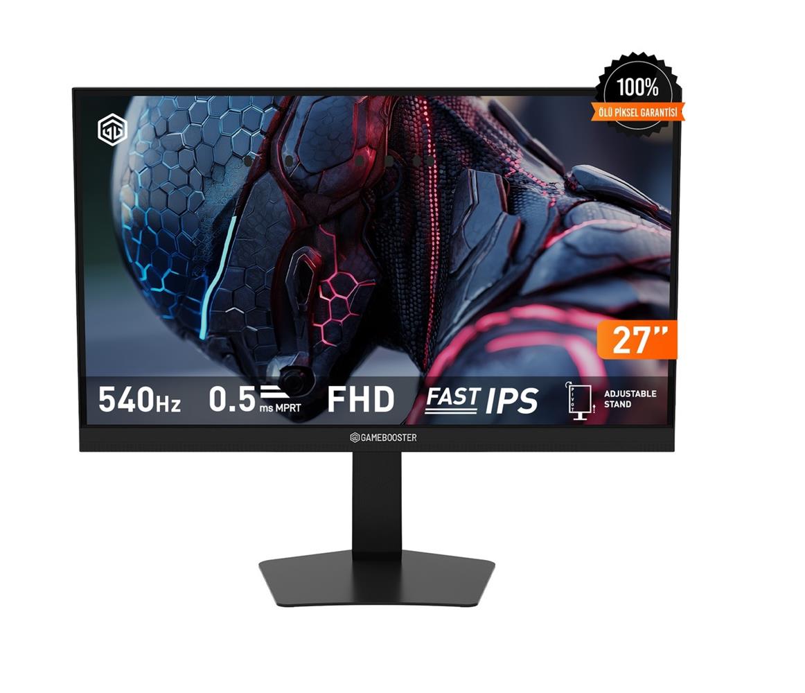 121866-1 Gamebooster 27" Gb-27f540fp 540hz Fast Ips 0.5ms Mprt Fhd 2xhdmı+2xdp Rgb Pivot Flat Gaming Monitör - Görsel 1