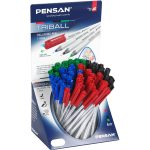 Pensan Tükenmez Kalem Triball 1.0 Mm Bilye Uç Msky 60 Lı Stand 1003