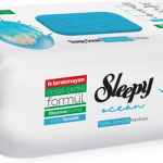 Sleepy Easy Clean Yüzey Temizlik Havlusu 100 Lü Doğa Serisi Okyanus Esintisi (mavi)
