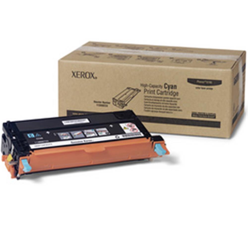 19499-1 Xerox 113r00723 Phaser 6180-6180mfp Yüksek Kapasite Cyan Mavi Toner 6.000 Sayfa - Görsel 1