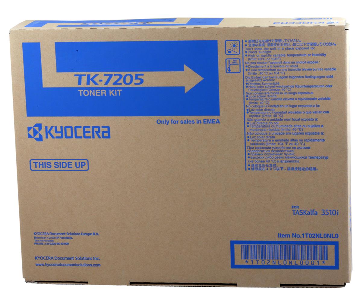 24119-1 Kyocera Tk-7205 Orjinal Fotokopi Toneri Taskalfa 3510i-3511i 35.000 Sayfa - Görsel 1
