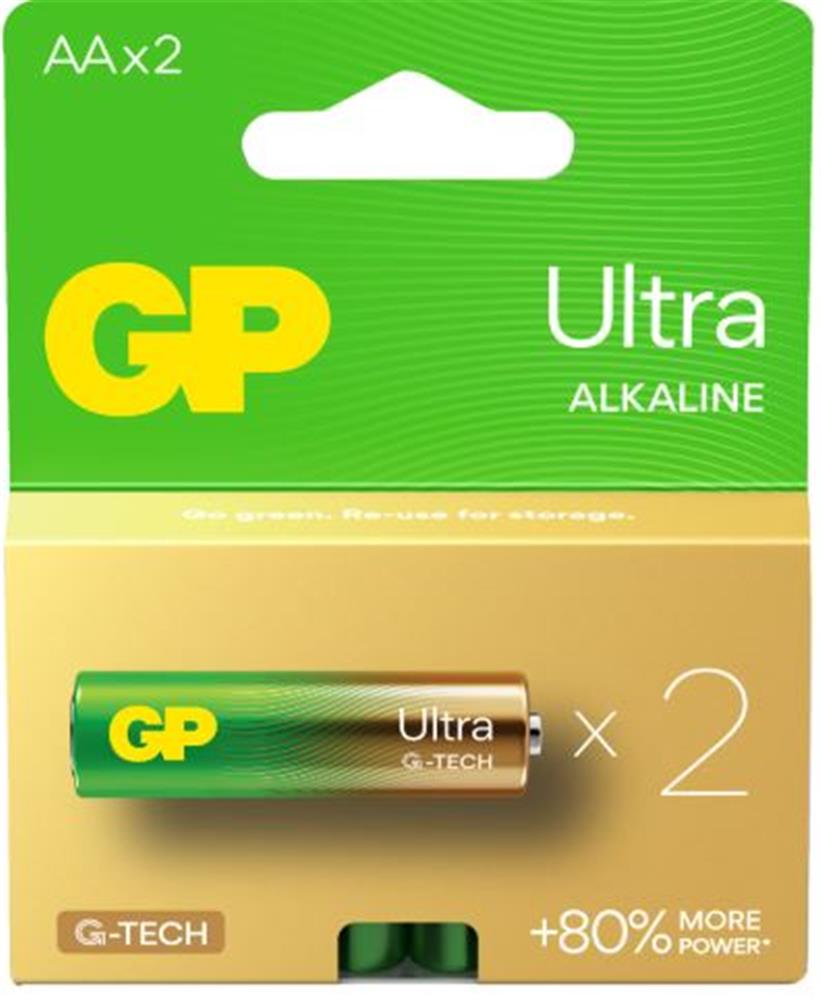 25798-1 Gp G-tech Lr6 Aa Boy Ultra Alkalin Kalem Pil 2'li Paket Gp15au-u2 - Görsel 1