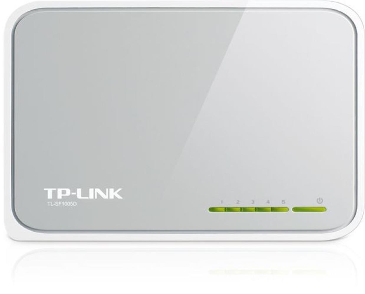 27239-1 Tp-Link TL-SF1005D 5 port 10-100 Mbps Switch Plastik Kasa - Görsel 1