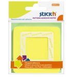 Hopax Stickn Yapışkanlı Not Kağıdı Kare Şekilli 50 Yp 70x70 Sarı 21541