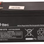 Ttec 12V 7AH-20HR Base Bakımsız Kuru Akü Alarm-Siren için Ups Uygun Değil 1,75 Kg