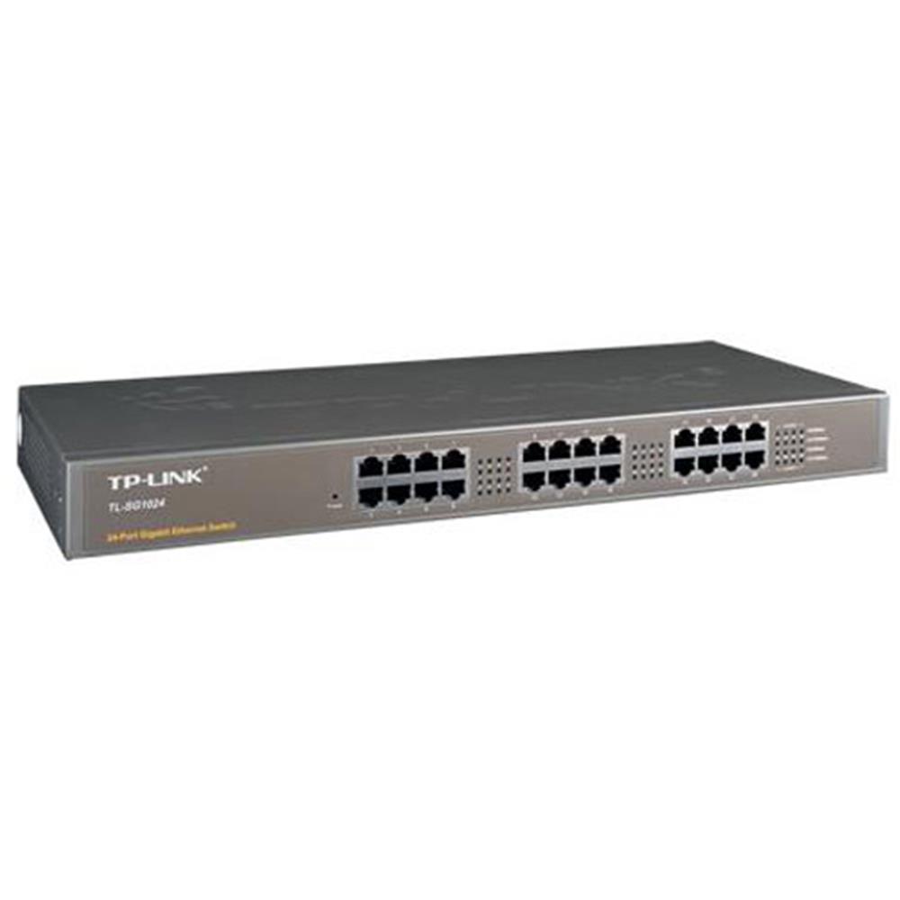 28032-2 Tp-link Tl-sg1024d 24 Port 10-100-1000 Mbps Switch Çelik Kasa Rack Mount - Görsel 1