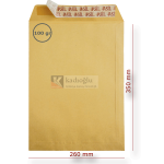 Asil Doğan Torba Zarf Formula Silikonlu 26x35 100 Gr As-0864