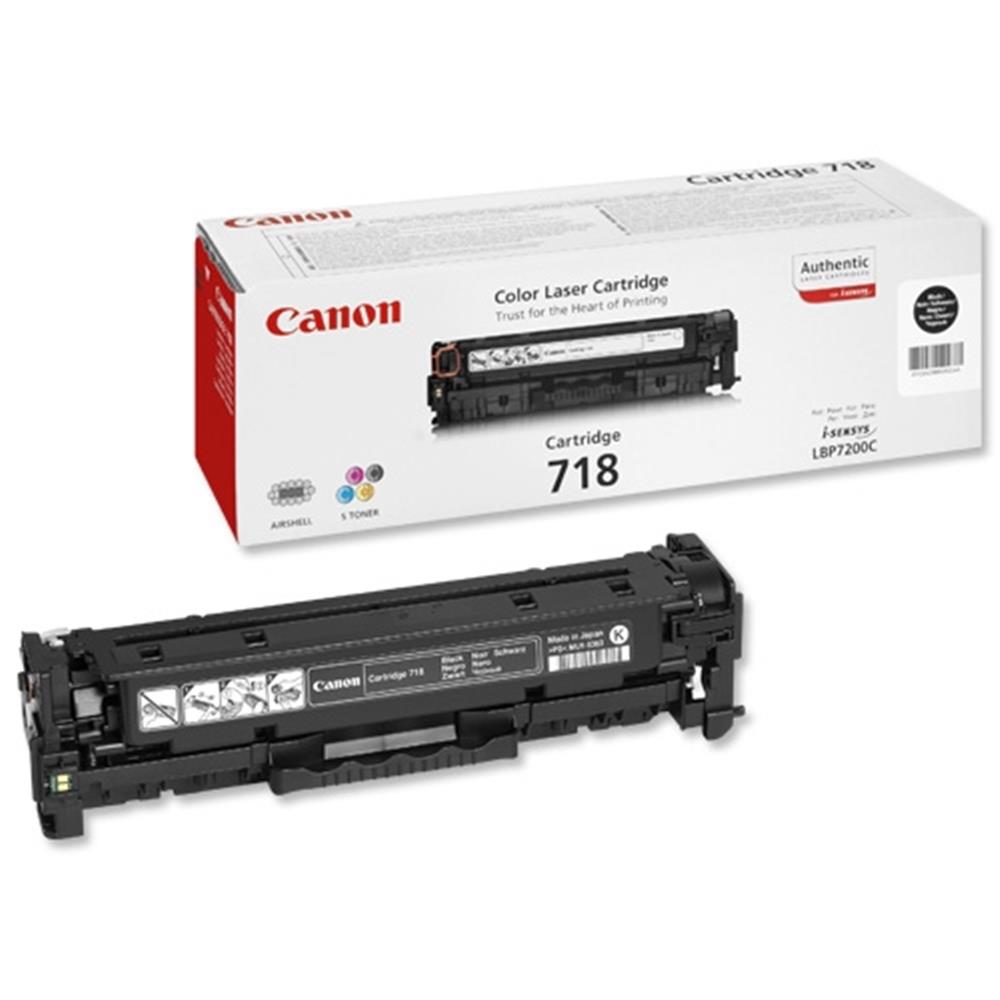 32940-1 Canon Crg-718bk Black Siyah Toner Mf728-729 Mfc8350-8580 Lbp7210 - Görsel 1