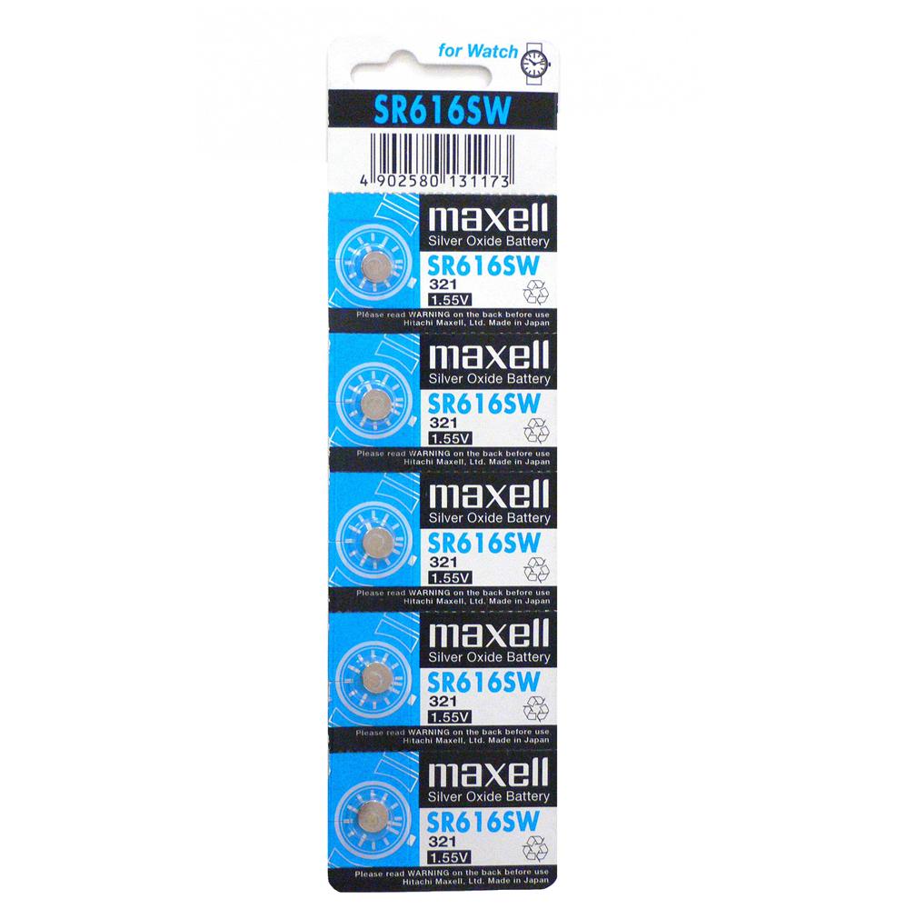 34886-1 Maxell Sr-616sw-321 10lu Paket Pil - Görsel 1