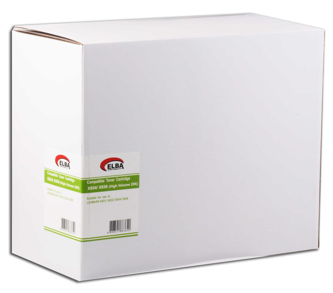38890-1 Elba Lexmark X651-652-654-656 Yük.kap. Toner - Görsel 1