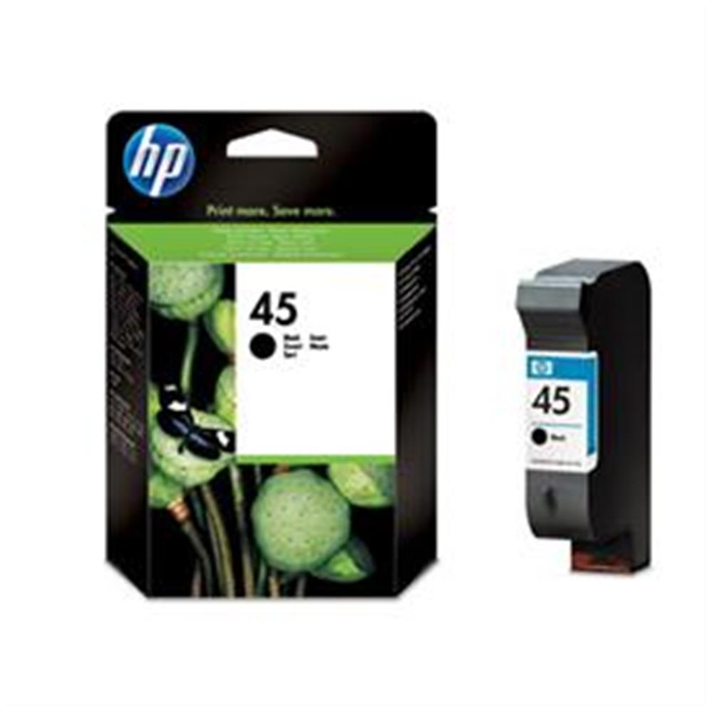 4 Hp 45 Black Siyah 42ml Kartuş 51645ae - Görsel 1